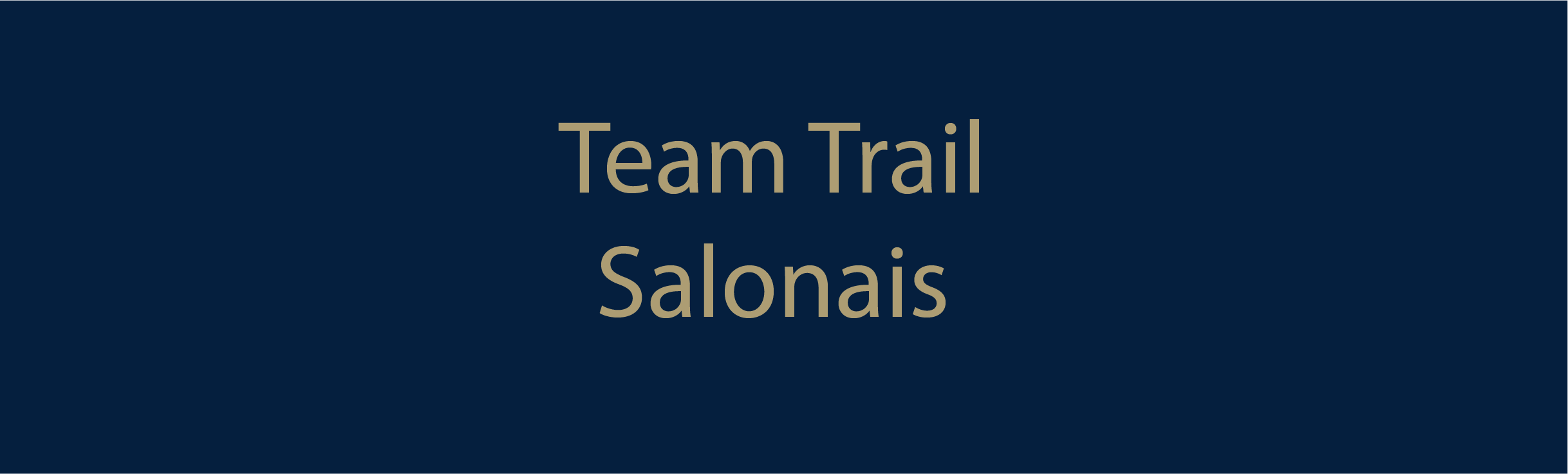 Team Trail Salonais 